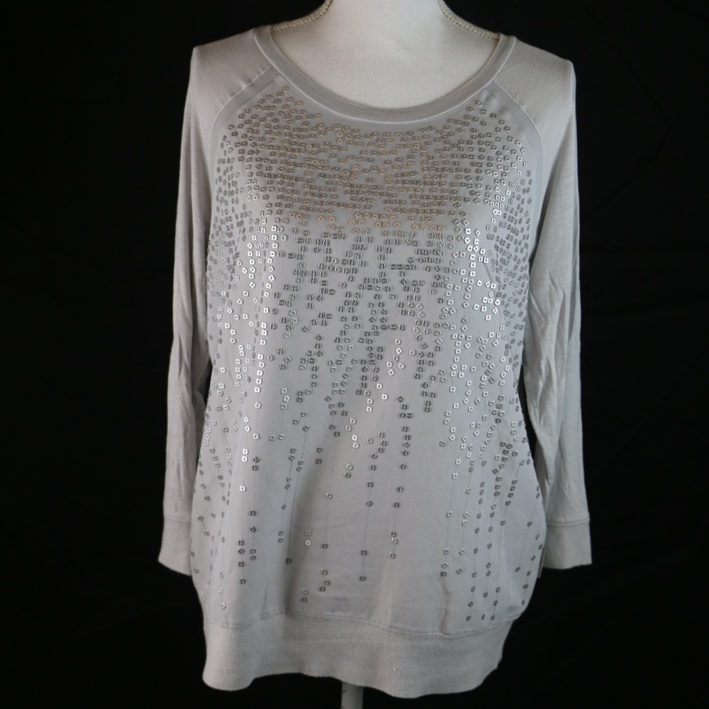 Calvin Klein Jeans Long Sleeve Shirt Gray Size L